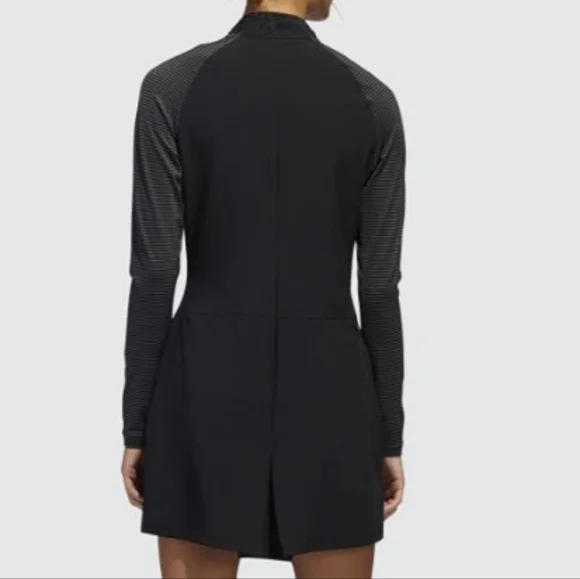 Adidas• Women's Long Sleeve UPF 50 black/ grey Dress. Sz L - Picture 3 of 12